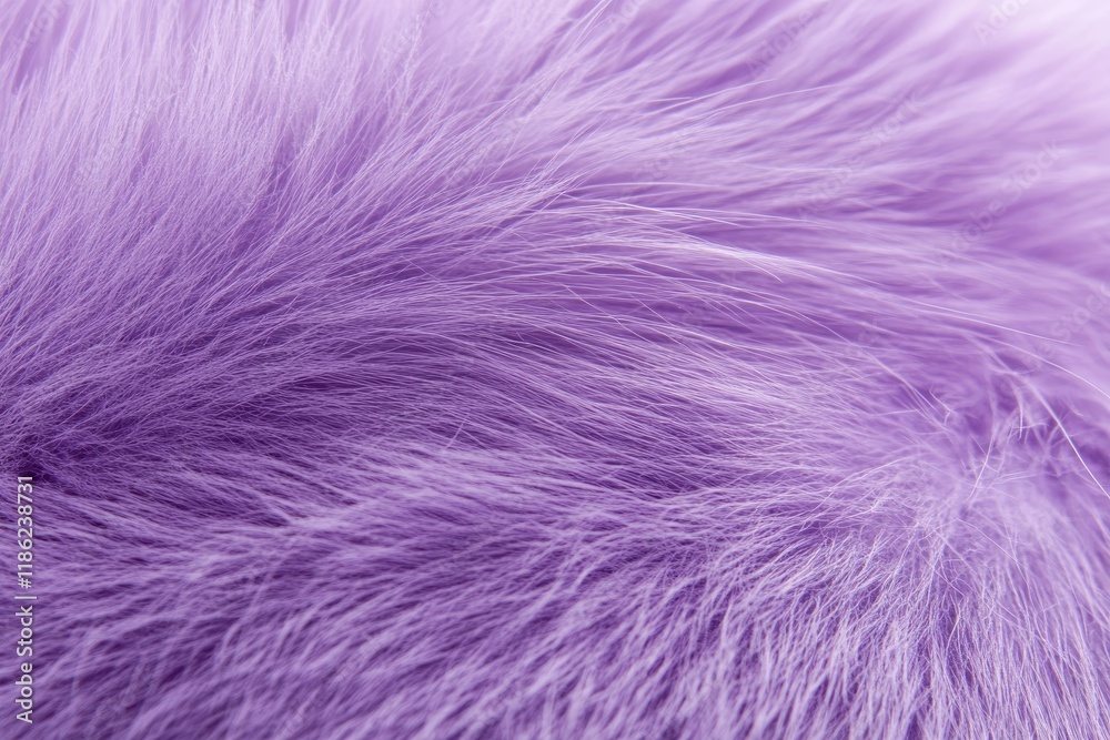 Close-up of soft, purple fur texture. Close-up of soft, purple fur texture.