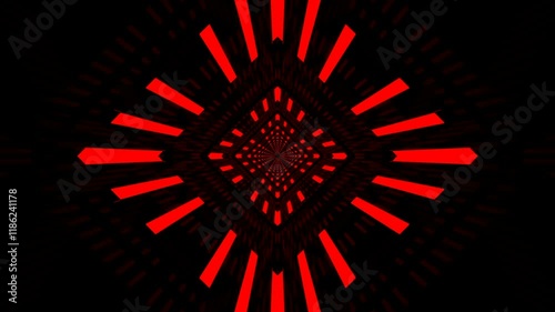 Abstract Tunnel Background Loop - Digital 3d Animation 
