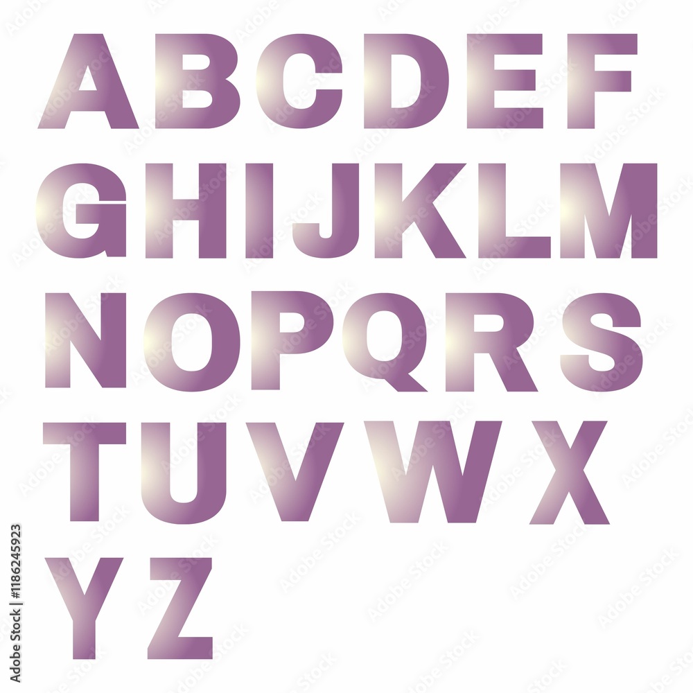 vector illustration of letters set of gradient gradient alphabet vector illustration of letters set of gradient gradient alphabet