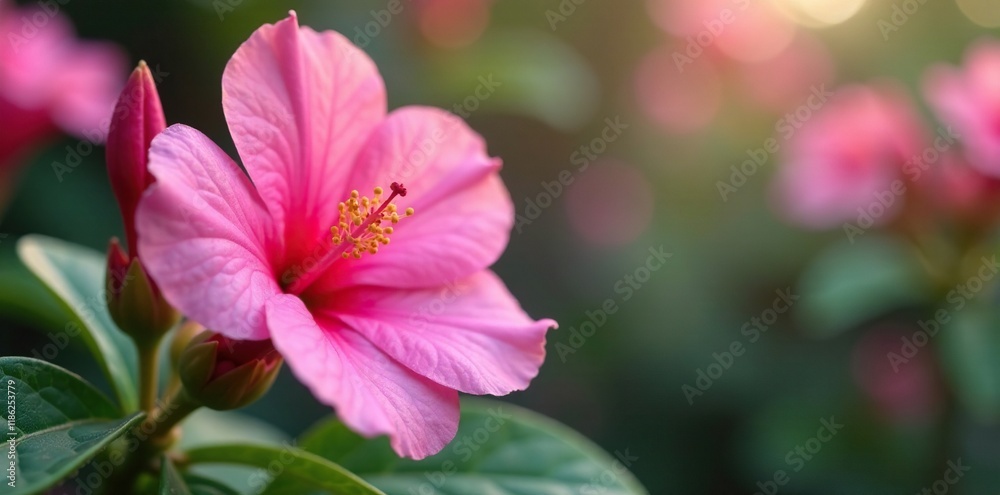 Delicate petals of pink oleander unfold in a delicate dance, floral motifs, pink oleander flowers Delicate petals of pink oleander unfold in a delicate dance, floral motifs, pink oleander flowers