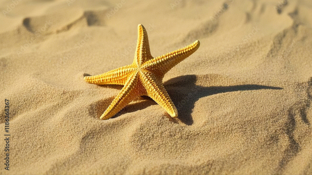 starfish on golden sand isolated on transparent background..... starfish on golden sand isolated on transparent background.....