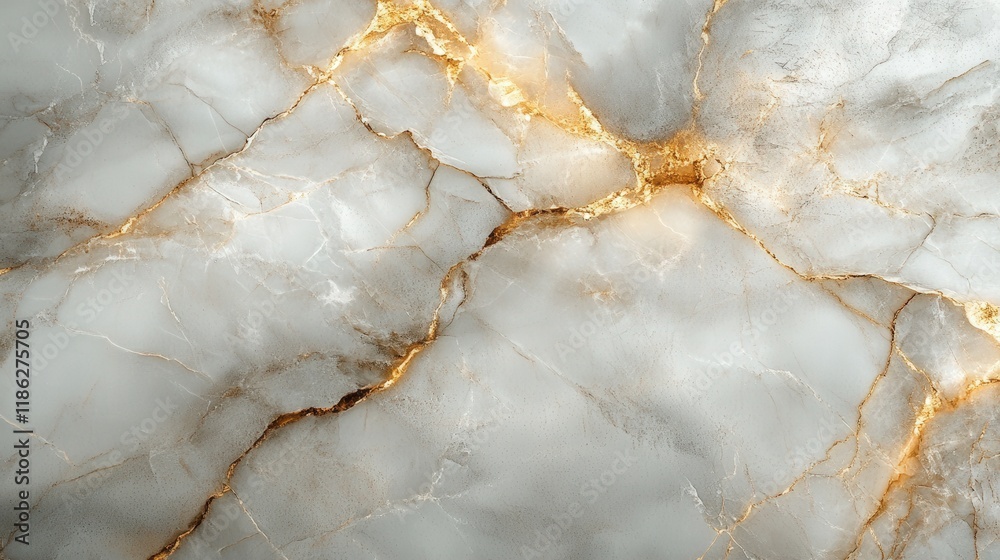 Abstract Background - Gray Marble Texture with Gold Veins Abstract Background - Gray Marble Texture with Gold Veins