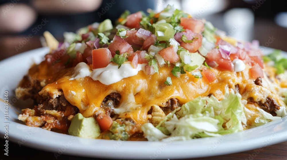 A Mouthwatering Mexican Dish with Layers of Flavor A Mouthwatering Mexican Dish with Layers of Flavor