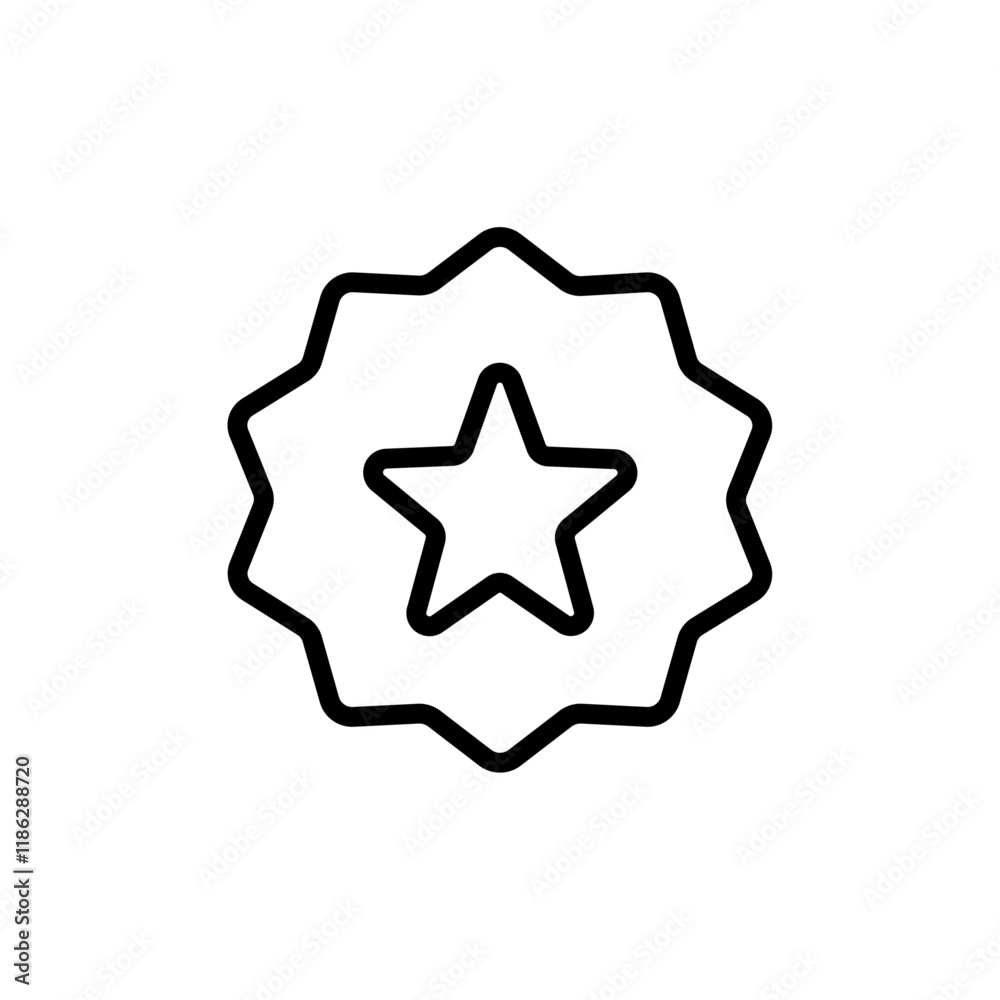 Champion badge icon Thin vector set Champion badge icon Thin vector set