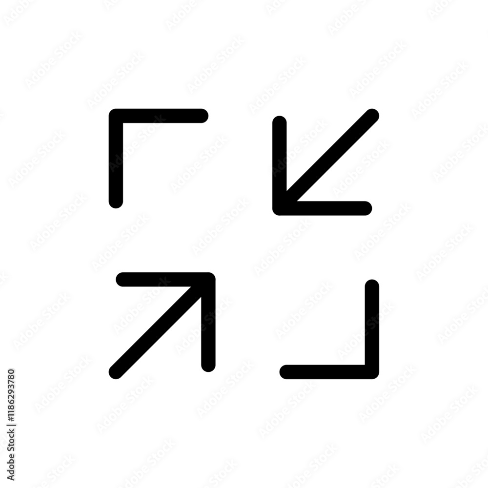 Off screen icon Thin vector set Off screen icon Thin vector set