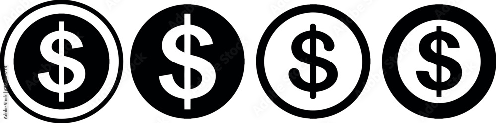 currency symbol icons for finance and commerce currency symbol icons for finance and commerce