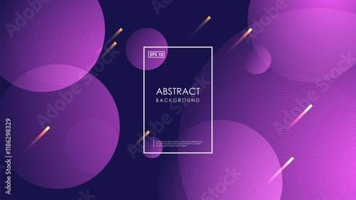 dynamic abstract purple liquid gradient color geometric fluid shape background.