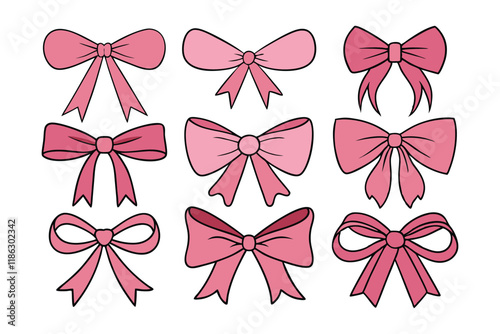 Coquette Bow Valentines Day Svg Bundle 16.eps