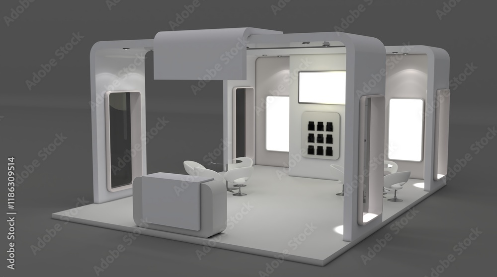 Exhibition stand mockup and flat used for branding and corporate identity. Empty stand or booth in a tradeshow. Virtual exhibition. Template mockup for your expo design. Trade show expo booth. Exhibition stand mockup and flat used for branding and corporate identity. Empty stand or booth in a tradeshow. Virtual exhibition. Template mockup for your expo design. Trade show expo booth.