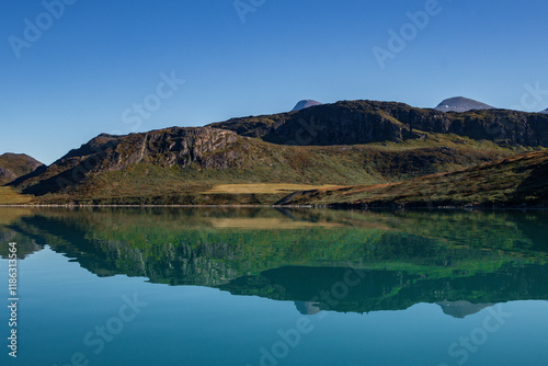 Beautiful town of Igaliku and surrounding area (South Greenland)