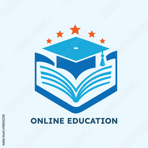 Online Education Logo Design Template