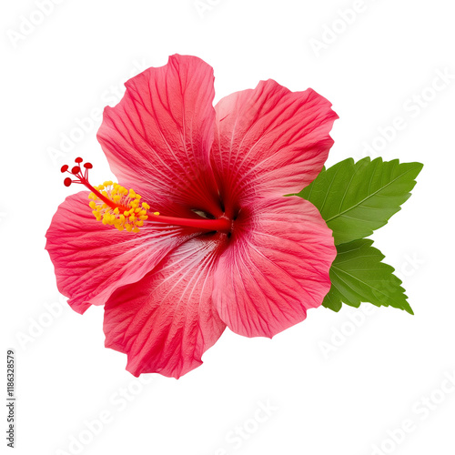 red hibiscus flower