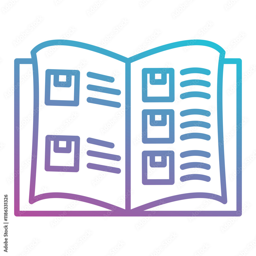 Product Catalog icon element for design Product Catalog icon element for design