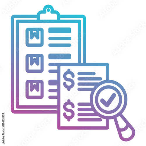 order fulfillment icon element for design