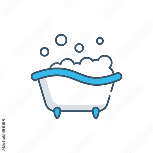 Bubble Bath vector icon
