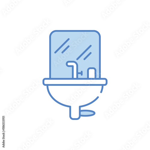 Mirror vector icon