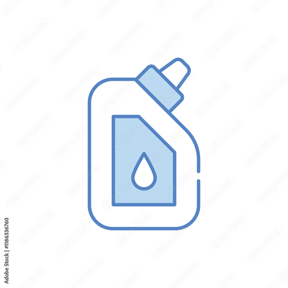 Toilet Bowl Cleaner vector icon Toilet Bowl Cleaner vector icon