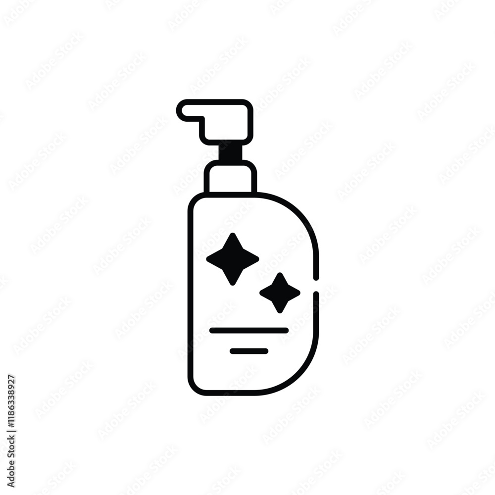 Fototapeta premium Conditioner Bottle vector icon