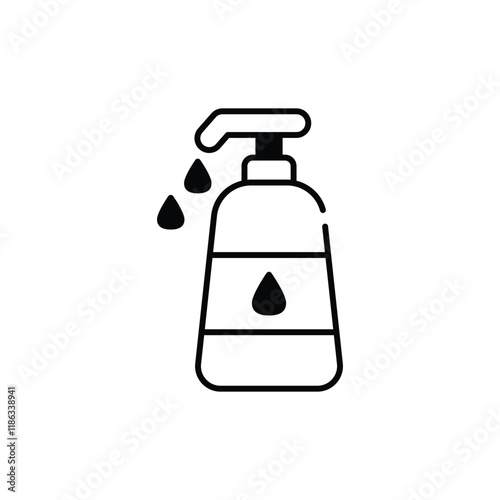 Shampoo Bottle vector icon