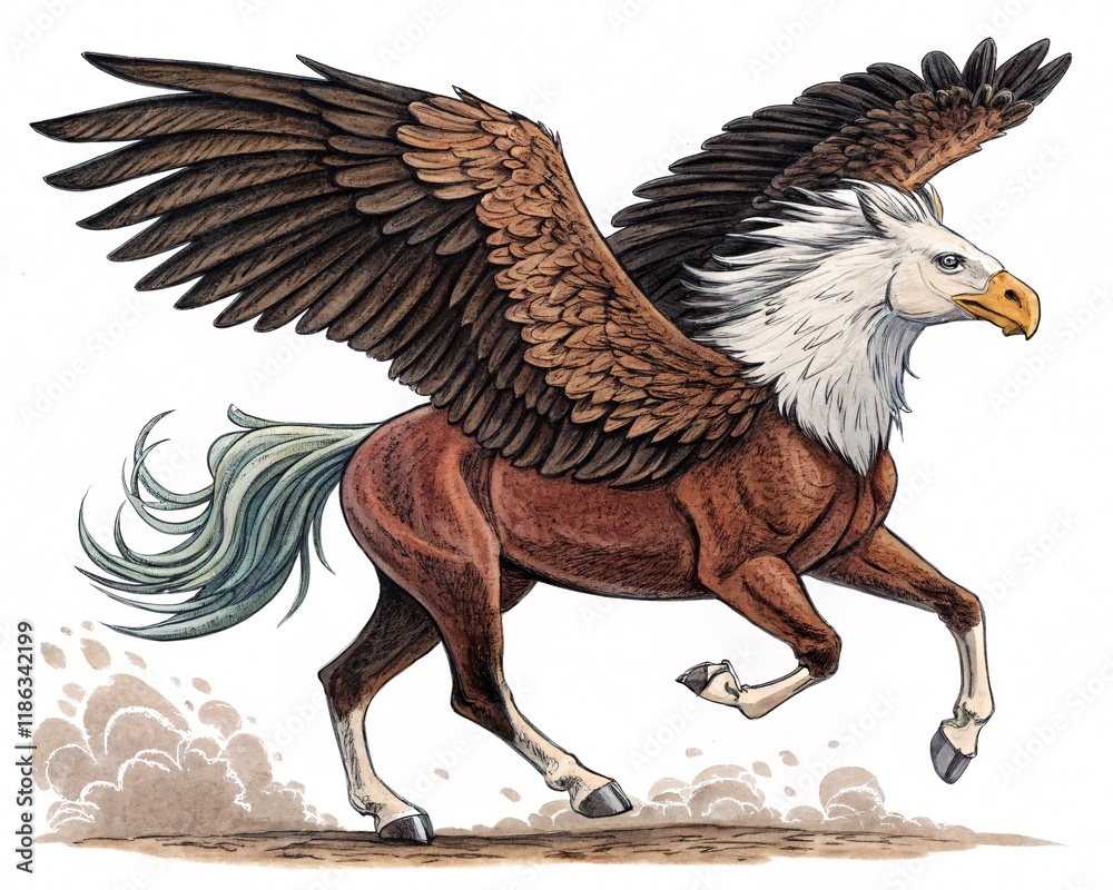 Majestic Eagle-Horse Hybrid: Stunning Vector Art Merging Power, Grace, and Mystical Elegance in One Design Majestic Eagle-Horse Hybrid: Stunning Vector Art Merging Power, Grace, and Mystical Elegance in One Design