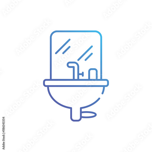 Mirror vector icon