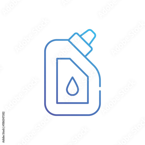 Toilet Bowl Cleaner vector icon