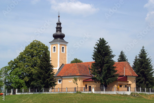 Parish church of Saint Nicholas in Donja Zelina, Croatia photo
