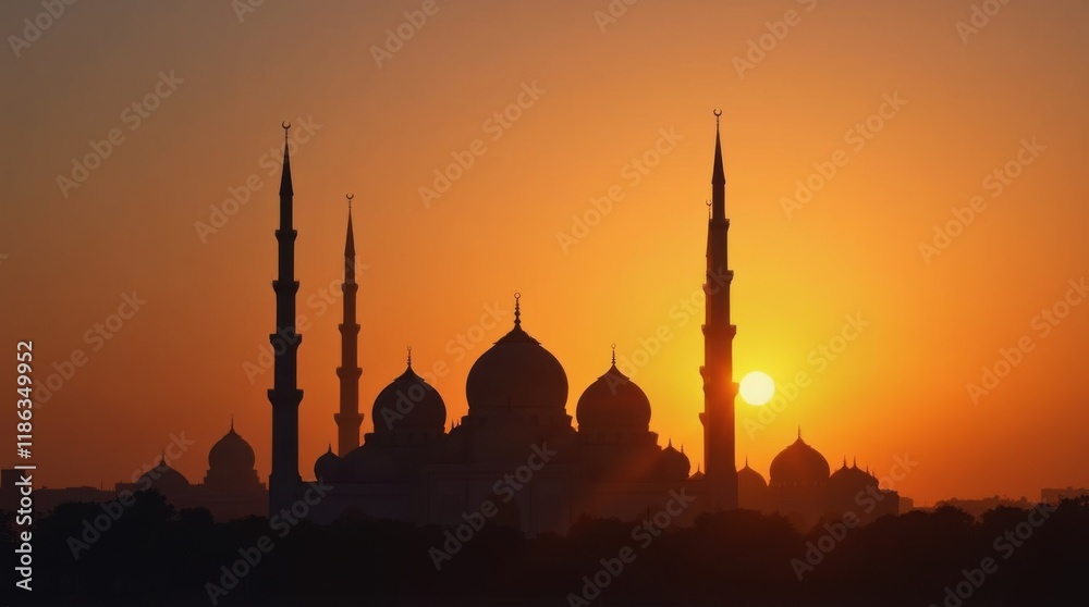 Obraz premium Grand Mosque at Dawn