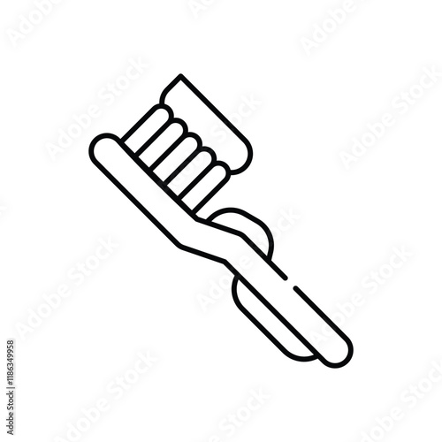 Toothbrush vector icon