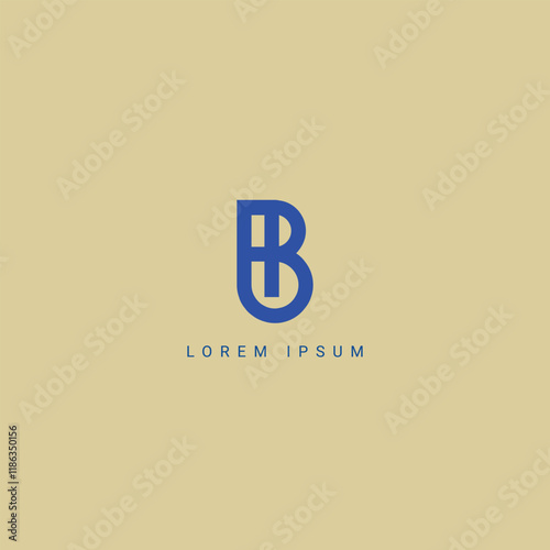 Initial modern letter AB, AB or BA logo icon design template vector, Initial Based Alphabet Icon Logo in Editable Vector Format