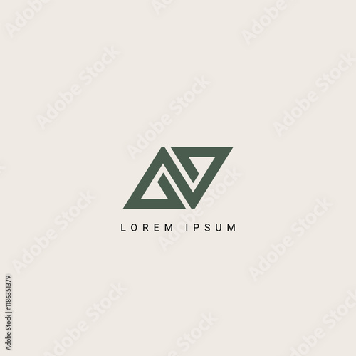 Initial modern letter VA, VA or AV logo icon design template vector, Initial Based Alphabet Icon Logo in Editable Vector Format