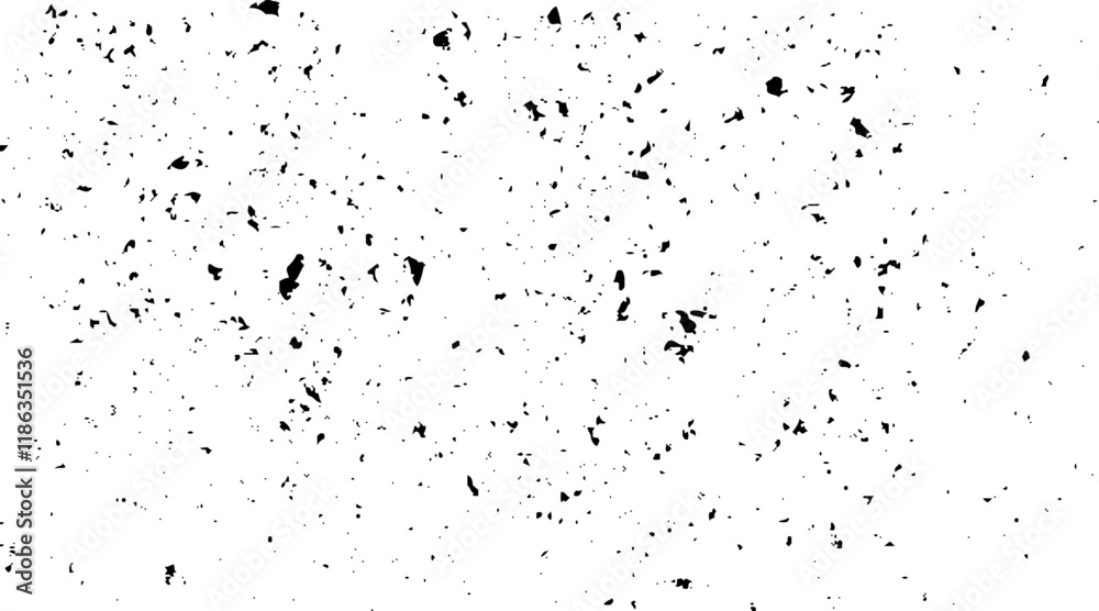 Grunge Black And White Urban Vector Texture Template. Chaotic grunge ink particles. Abstract texture with grain and stain. Splashes of paint Grunge Black And White Urban Vector Texture Template. Chaotic grunge ink particles. Abstract texture with grain and stain. Splashes of paint