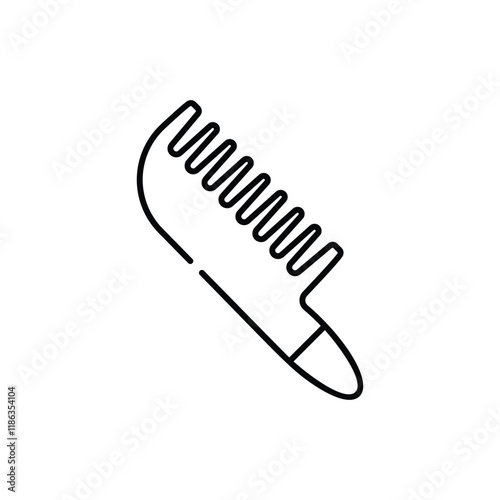 Hairbrush vector icon