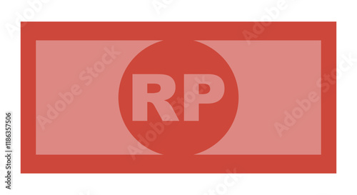 illustration of Indonesia Rupiah currency