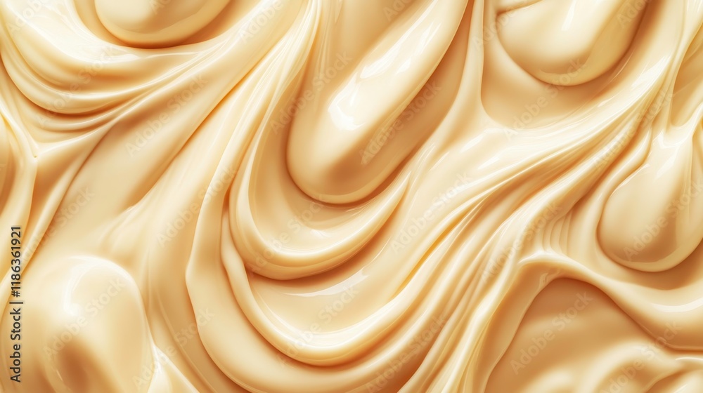 Creamy swirls of texture and color studio setting abstract image warm environment close-up shot for design inspiration Creamy swirls of texture and color studio setting abstract image warm environment close-up shot for design inspiration