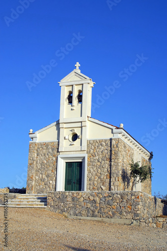 Chapel of Saint John the Baptist in Dabovi Stani, Island of Pag, Croatia