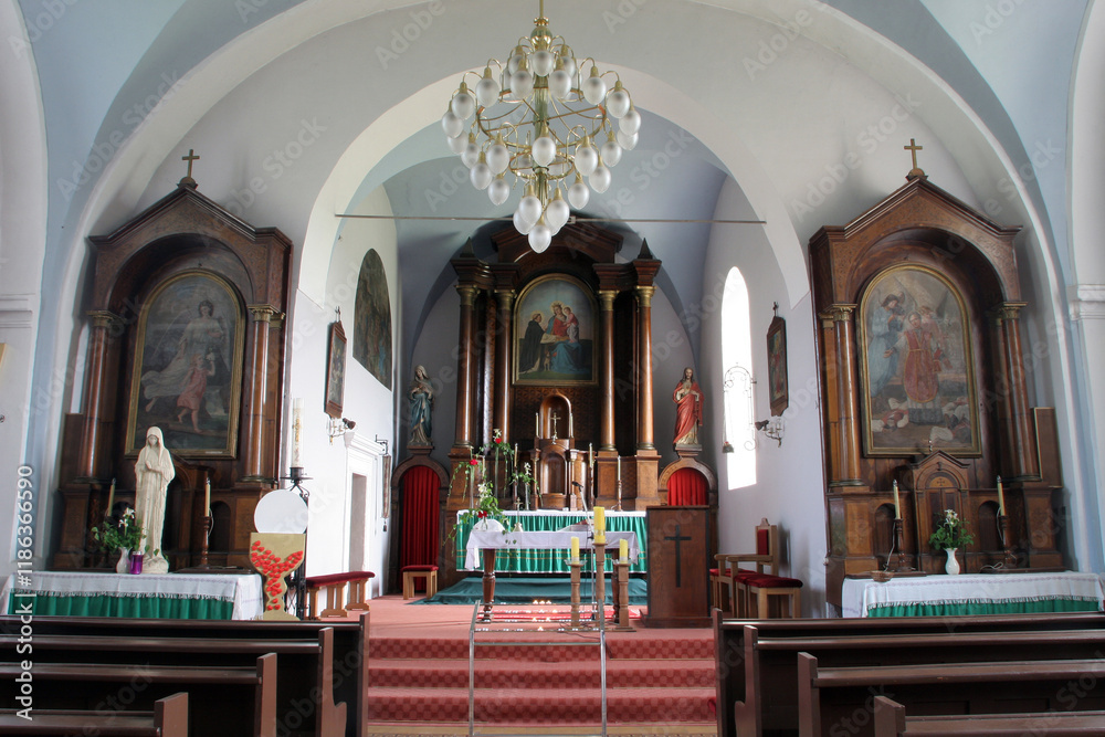 Saint Dominic Parish Church in Konjscina, Croatia