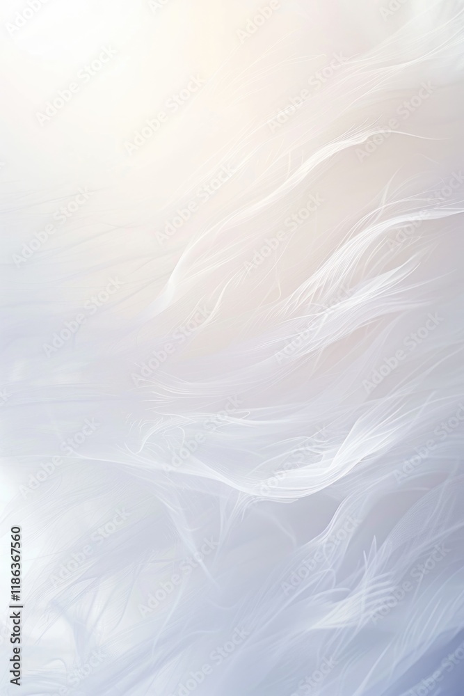 Fototapeta premium Abstract soft gradient white background wallpaper with copy space
