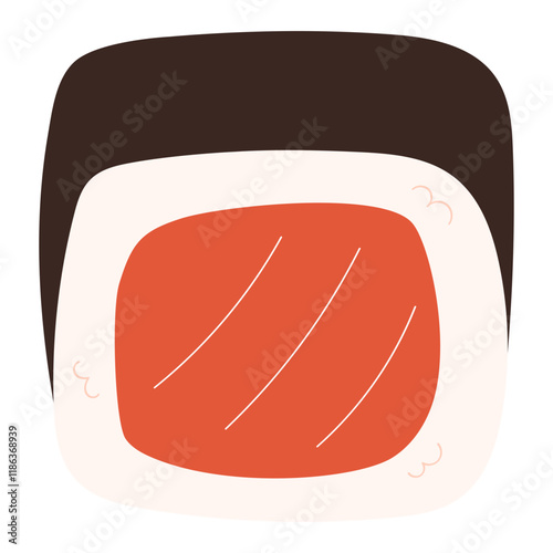 Salmon maki sushi