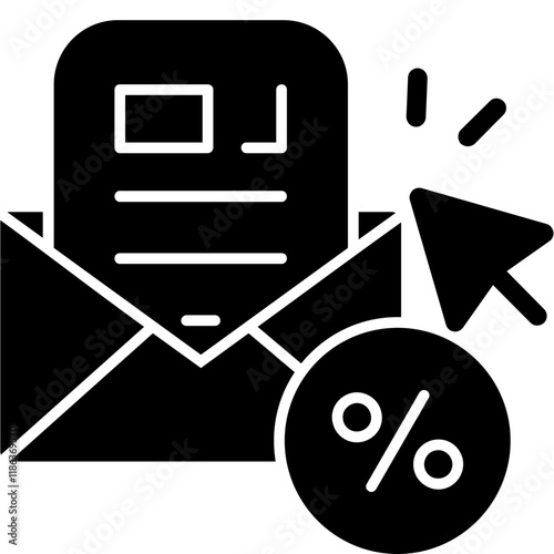 Email Click-Through Rate Icon