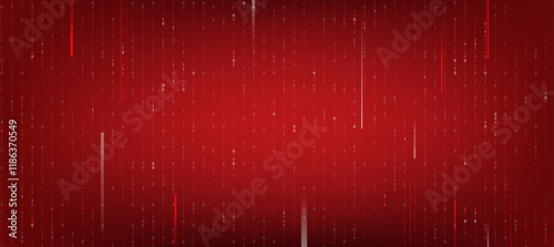 Technology digital code binary background, cyber security concept wallpaper for business or presentations and Technology content and articles EPS 10