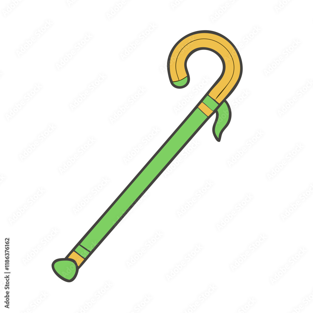 leprechaun s cane vector icon, patrick’s day vector illustration - simple illustration of leprechaun s cane perfect for logos, and patrick’s day -themed designs. leprechaun s cane vector icon, patrick’s day vector illustration - simple illustration of leprechaun s cane perfect for logos, and patrick’s day -themed designs.