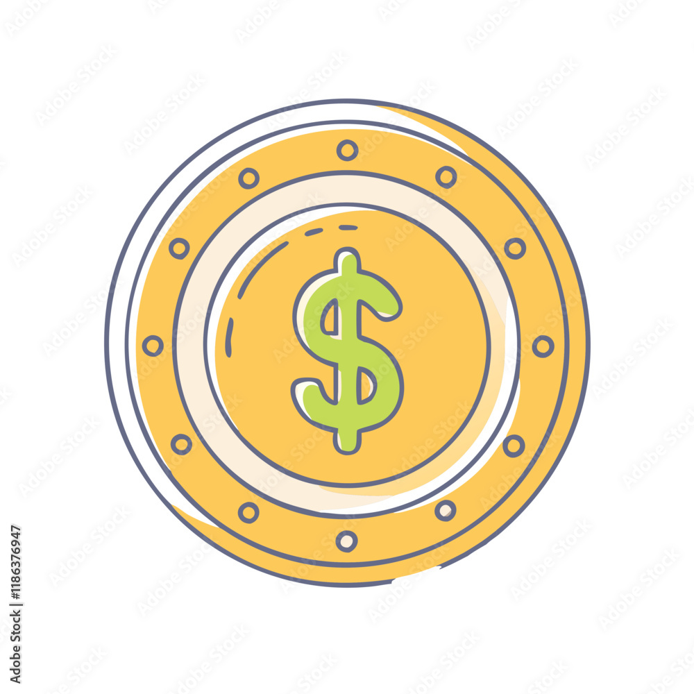 lucky penny vector icon, patrick’s day vector illustration - simple illustration of lucky penny perfect for logos, and patrick’s day -themed designs. lucky penny vector icon, patrick’s day vector illustration - simple illustration of lucky penny perfect for logos, and patrick’s day -themed designs.