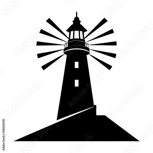 Guiding Light vector silhouette