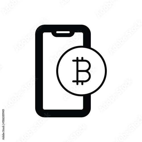 Cryptocurrency vector icon