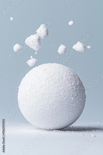 The snowball effect in business is often analogized to a crumpled paper ball in creative marketing brainstorming sessions. photo