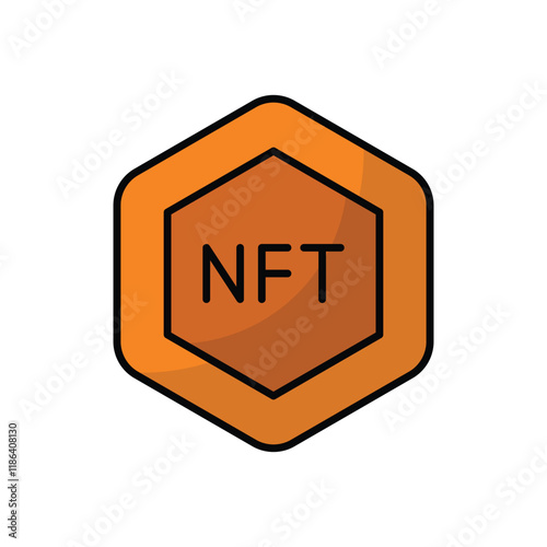 Nft vector icon