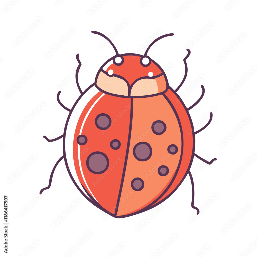ladybug vector icon, spring vector illustration - simple illustration of ladybug perfect for logos, and spring -themed designs. ladybug vector icon, spring vector illustration - simple illustration of ladybug perfect for logos, and spring -themed designs.