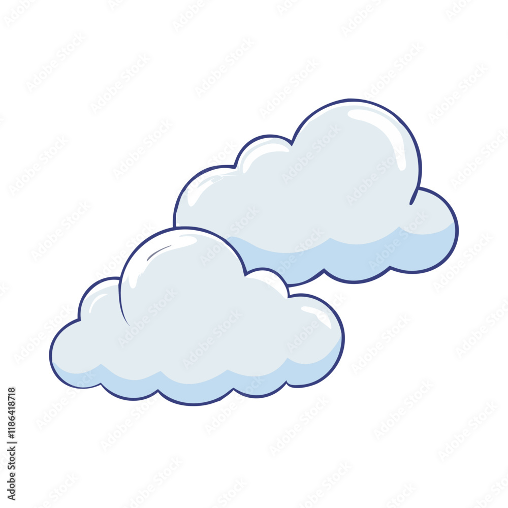 soft clouds vector icon, spring vector illustration - simple illustration of soft clouds perfect for logos, and spring -themed designs. soft clouds vector icon, spring vector illustration - simple illustration of soft clouds perfect for logos, and spring -themed designs.