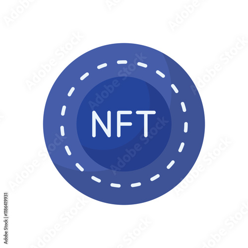 Nft Token vector icon
